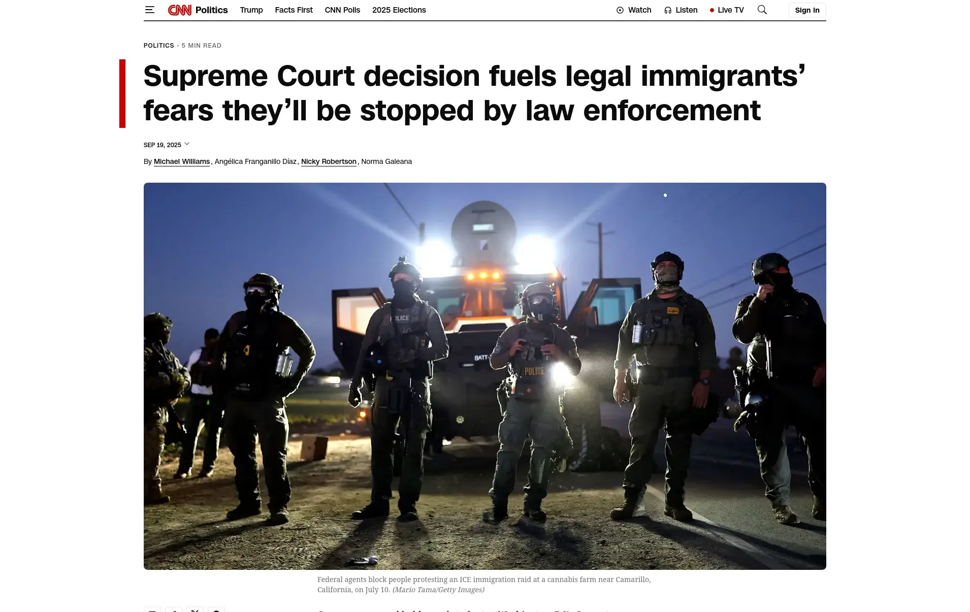Supreme Court decision fuels legal immigrants’ fears they’ll be stopped by law enforcement